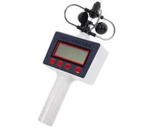 KICHOUSE Anemometro Professionale Portatile con Display Lcd, Design Compatto in Plastica, Facile da Usare, per L'educazione Geografica e L'agricoltura