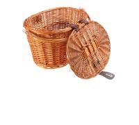 KICHOUSE Anteriore per in Vimini con Spazioso Trasportare Libri e Pranzo per Mountain Bike e e-Bike