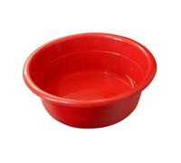 KICHOUSE Bacinella di Plastica Rossa, Lavabo da Bagno per Lavaggio Viso, Spessa e Stabile, per Casa e Bagno, per Sposa e Matrimonio