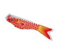 KICHOUSE Bandiera Carpa Giapponese Rosso, Decorazione Tradizionale a Forma di Pesce, Facile da Installare per Ristoranti e Cortili, Simbolo di Fortuna e Prosperità
