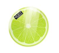 KICHOUSE Bilancia Digitale per Corpo a Forma di Limone Vetro Temperato, Display LED Ampio e Chip ad Alta Precisione, Bilancia Elettronica Domestica per Gestione del Peso e Monitoraggio