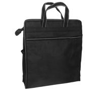 KICHOUSE Borsa Portadocumenti da Uomo con Maniglia Ergonomica, Piccola Valigetta Office Organizer con Cerniera di Sicurezza per Archiviazione Documenti e Trasporto Professionale