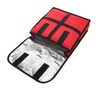 KICHOUSE Borsa Termica Per Pizza Grande Professionale, Porta Pizza Isolante Chiusura a Strappo, Maniglia Resistente Per Trasporto Alimenti Caldi e Consegne