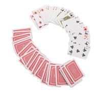 KICHOUSE Carte Da Gioco Braille a Caratteri Grandi Per Ipovedenti e Non Vedenti, Set Di Carte Da Poker Multi-gioco, Dimensioni Comode Per Adulti e Ragazzo Ragazza Identificazione Tattile Braille