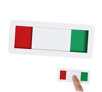 KICHOUSE Cartello Indicatore Per Ufficio Bagno Sala Conferenze Cartello Per La Privacy Autoadesivo Cursore Indicatore Per La Privacy