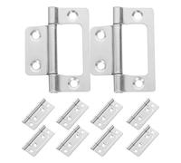 KICHOUSE Cerniere Silenziose per Mobili in Acciaio Ispessito 51X25X1,2Mm, Set da 10 Pezzi per Ante di Armadietti e Porte Camper, Perfette per Uso in Cucina e Camper