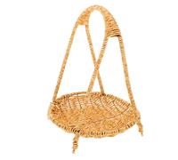 KICHOUSE Cesto Portaoggetti Cesto Di Frutta in Vimini Comodo Cesto Di Frutta Cesto Di Frutta in Rattan Piccolo Cestino Intrecciato Intrecciata Cestini Paniere Alimentare Pp