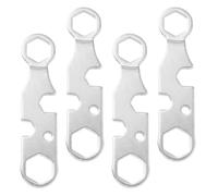 KICHOUSE Chiave Multifunzione per Skateboard 4 Pezzi in Acciaio Resistente, Utensile Portatile per Riparazione Skate, Adatta a Longboard e Tavole, Compatta da Viaggio per Skater