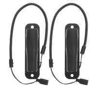 KICHOUSE Cinghia Retrattile per Penna Touch con Base Adesiva Cordino Elastico da 30 CM con Anello in Silicone Antiscivolo Set da 2 per Ufficio Scuola e Bancone Firmatario