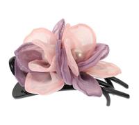 KICHOUSE Clip per Chioma a Becco D'anatra in Filato di Design Elegante a Tre Denti, Comoda da Indossare, per Feste e Lavoro
