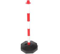 KICHOUSE Colonna Barriera All'usura e Avvertimento di Plastica in Pe Resistente Facile da Pulire Mobile Stradale per Segnaletica di Sicurezza Isolamento