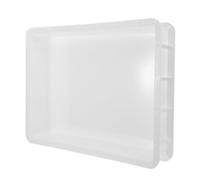 KICHOUSE Contenitore Coperchio e per Plastica Bianco Pizza Lievitazione in senza Design Impilabile Affidabile Ritenzione Umidità Panetti e Impasti in Cucina e Panetteria