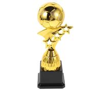 KICHOUSE Coppa Calcio in Plastica a Forma di Pallone d'oro, Premio Creativo per Gruppi di Calcio Design Raffinato e Artigianato Meticoloso, per Feste e Campionati Sportivi Riutilizzabile