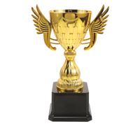 KICHOUSE Coppa Premio per Gara Sportiva in Plastica Oro con Design Raffinato e Sottile, per Concorsi Sportivi e Celebrazioni