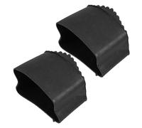 KICHOUSE Copri Piedi per Scala Pieghevole Antiscivolo in Gomma Nero 2 Pezzi 2.36X1.77X1.57 Pollici Accessori per Scala a Forma di Cavalletto per Uso Domestico e Ufficio