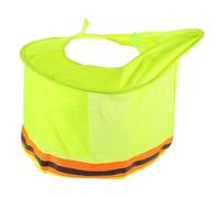 KICHOUSE Coprimodello per Casco con Striscia Riflettente Cappello Solare Traspirante per Protezione Uv e Sicurezza Adatto per Esterni Fresco