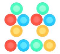 KICHOUSE Custodia per Stetoscopio in Silicone 12 Pezzi Copri Diaframma Sostitutivi, Facile da Pulire e Confortevole, per Uso Ospedaliero e Clinico Colore Casuale