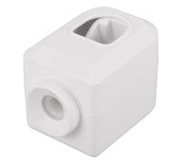 KICHOUSE Dispenser per Dentifricio da Parete in Abs Bianco Design Affidabile e Montaggio a Muro, Dosatore Pratico per Bagno e Uso Quotidiano