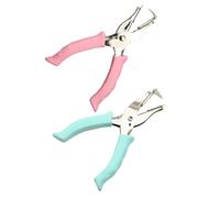 KICHOUSE Estrattore di Punti Metallici Portatile 2 Pezzi, Piccolo Levapunti per Ufficio e Casa, Strumento Compatto per Rimozione Graffette senza Danni, Forniture per Colore Colore Casuale