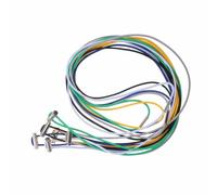 KICHOUSE Fasce Elastiche Regolabili per Bidoni della Spazzatura Set da 6 Pezzi in Gomma Resistente Supporto per Sacchi per Esterni Picnic e Campeggio Anelli di Fissaggio per Sacco