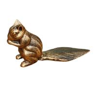 KICHOUSE Fermaporta in Ghisa a Forma di Scoiattolo Vintage, Fermaporta Anticollisione Base Antiscivolo, Protezione Porte da Vento per Camera da Letto, Design Decorativo Resistente