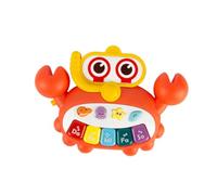 KICHOUSE Giocattolo Musicale Forma Di Granchio Per Bambino Bambina Pianoforte Giocattolo Per Sviluppare Flessibilità e Coordinazione