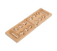 KICHOUSE Gioco Mancala in Bambù Pieghevole per Gioco da Tavolo Educativo per Ragazzi e Ragazze Rompicapo di Strategia per Sviluppo Intelligenza e Memoria per Famiglia e Feste