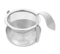 KICHOUSE Infusore per Tè Sfuso Acciaio Filtro Rotante Facile da Pulire Resistente e per Infusione Tè Tisane Spezie Uso e Ristorante