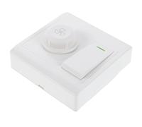 KICHOUSE Interruttore Parete Ventilatore Soffitto e Dimmer LED Controllo Indipendente Velocità Ventilatore e Intensità Luce per Soggiorno e Camera Compatibile