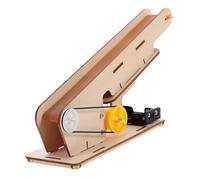 KICHOUSE Kit Esperimento per Trasporto Cinghia Legno per Sviluppare Creatività e Competenze Logiche per Scuole