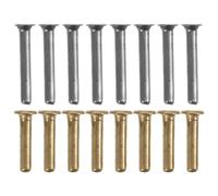 KICHOUSE Kit Riparazione Rivetti Ombrelli 16 Pezzi Perni Ricambio per Stecche Ombrelloni Uso Esterno e Ombrelli Automatici Funzione Connessione Solida