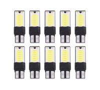 KICHOUSE Lampadine per Auto LED Cob 10 Pezzi Design e Basso Consumo Energetico, Luce Bianca ad Alta Potenza per Illuminazione Laterale e Targa Auto