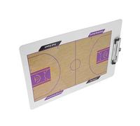 KICHOUSE Lavagna Basket Bifacciale per Allenatori Tavola Strategia Cancellabile Secco in PVC Resistente Accessorio Basket per Comunicazione Tattica e Formazione Squadra