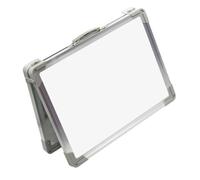 KICHOUSE Lavagna Bianca Magnetica Portatile Doppia Faccia Pieghevole da Tavolo con Supporto in Lavagnetta Cancellabile per Ufficio Scuola e Casa