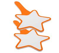 KICHOUSE Lavagne Bianche Tascabili 2 Pezzi, Paletta Segnapunti Cancellabile a Secco, Lavagne Piccole Riutilizzabili Per Schede Di Voto e Tabelloni Giudici