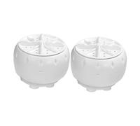 KICHOUSE Lavatrice Portatile Usb Turbo 2 Pezzi, Mini Lavatrice Automatica in Plastica Per Biancheria Intima, Lavaggio Rapido Ed Efficiente Per Viaggi, Camper e Uso Domestico