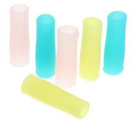 KICHOUSE Manicotti in Silicone Antiscivolo per Forbici da Manicure, Copertura Protettiva per Manico Taglia Cuticole, Set da 12 Pezzi Multicolore, Compatibile Pinzette e Forbicine, per Uso
