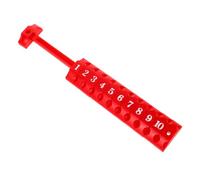 KICHOUSE marcatore di calcio partita di calcio balilla indicatore del punteggio del calcio balilla partite palla da calcio contatori di punteggio multiuso Oggetti di scena plastica rosso