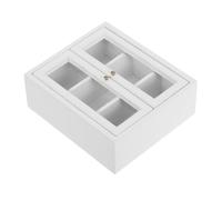 KICHOUSE Micro Armadi Mobili Da Cucina Delle Bambole Mobili in Miniatura Per Casa Delle Bambole Gabinetto Del Display in Miniatura Piccolo Scaffale Da Cucina Bianca Di Legno