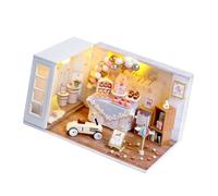 KICHOUSE Mini Casa in Miniatura in Legno Kit DIY da Te con Vernice Atossica e Parti Separate per Adulti Regalo per e Feste