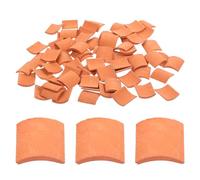 KICHOUSE Mini Tegole Realistiche per Modellismo 1:16, Decorazione Micro Paesaggi e Architettura, Set da 80 Pezzi per Ragazzo Ragazza e Appassionati di Miniature