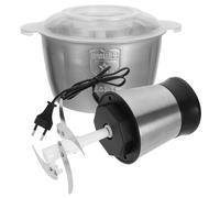 KICHOUSE Mini Tritacarne Elettrico in Acciaio Resistente Doppia Velocità Ciotola da 2L Tritaverdure e per Carne e Verdure Elettrodomestico da Cucina Sicuro ed Efficiente per Uso