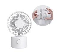 KICHOUSE Mini Ventilatore Shake Ventilatore Da Tavolo Piccolo Raffrescatore Da Tavolo Risparmio Energetico Ottimo Per
