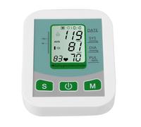 KICHOUSE Misuratore della Pressione da Braccio Digitale Automatico Metodo di Scansione del Polso, Classificazione Oms, Schermo Lcd e Struttura in Abs per Uso Domestico