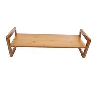 KICHOUSE Monitor Legno Rialzo per Computer Scrivania Schermo Ergonomico per Correttiva e Elegante