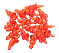 KICHOUSE Naso in Plastica Arancia Semi-Trasparente per Pupazzo di Neve 100 Pezzi Accessorio per Lavoretti Natalizi Fai da Te e Decorazioni di Natale di Natale