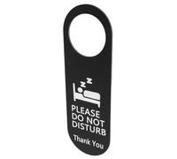 KICHOUSE Non Disturbare La Segnaletica Privacy Sopra Il Gancio Albergo Over Door Hook Black