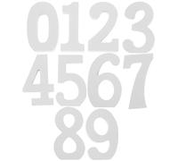 KICHOUSE Numeri in Legno Chiari da 8 Cm, 10 Pezzi, Taglio di Precisione, Materiali Sintetici, Decorazione per Feste e Anniversari