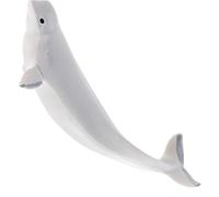 KICHOUSE Ornamenti Di Balene Bianche Animale Dell'oceano Figura Di Balena Giocattoli Per Animali Oceanici Figurine Marine Giocattolo Animale Plastica Grigio
