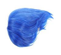 KICHOUSE Parrucca Per Parrucca Sintetica Corta Parrucche Per Per Bambine Infantili Da Festa Cosplay Parrucche Per Ragazze Filo Ad Alta Temperatura Blue